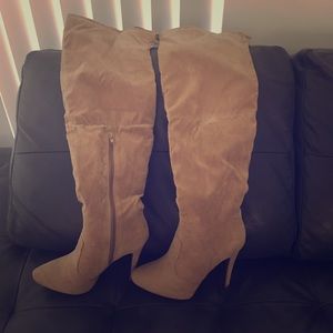High knee boots