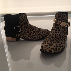 River Island Leopard Booties