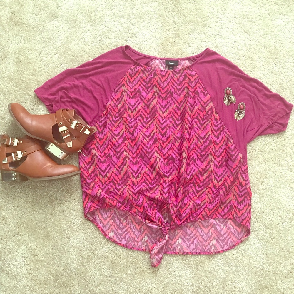 Mossimo XS FLOWY SHIRT