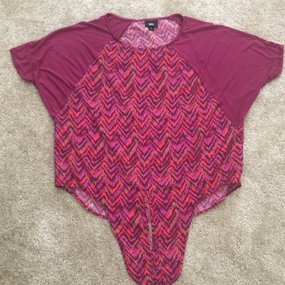 Mossimo XS FLOWY SHIRT - Picture 2 of 8