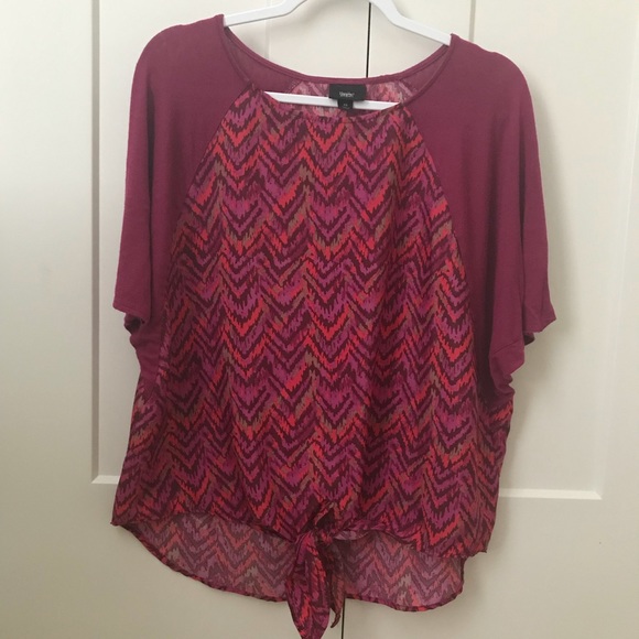 Mossimo XS FLOWY SHIRT - Picture 5 of 8