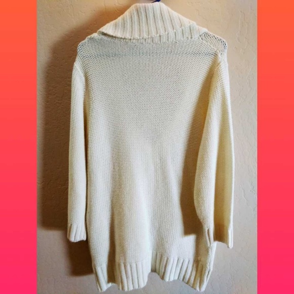 Ladies 2 button cute winter cardigan 2 pocket coat - Picture 2 of 6