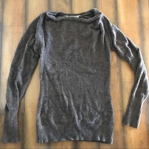 Athleta gray soft nylon sweater
