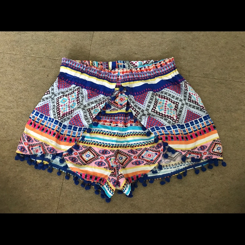 LF Angel Biba festive Pom Pom shorts