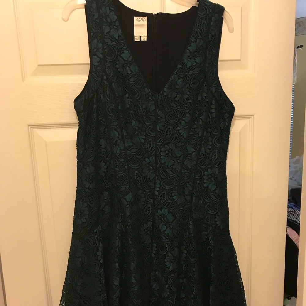 Ali Ro Green Fit and Flare Size 12