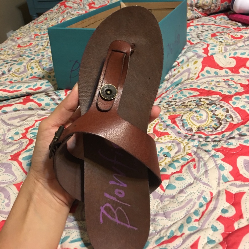 Cute brown sandals