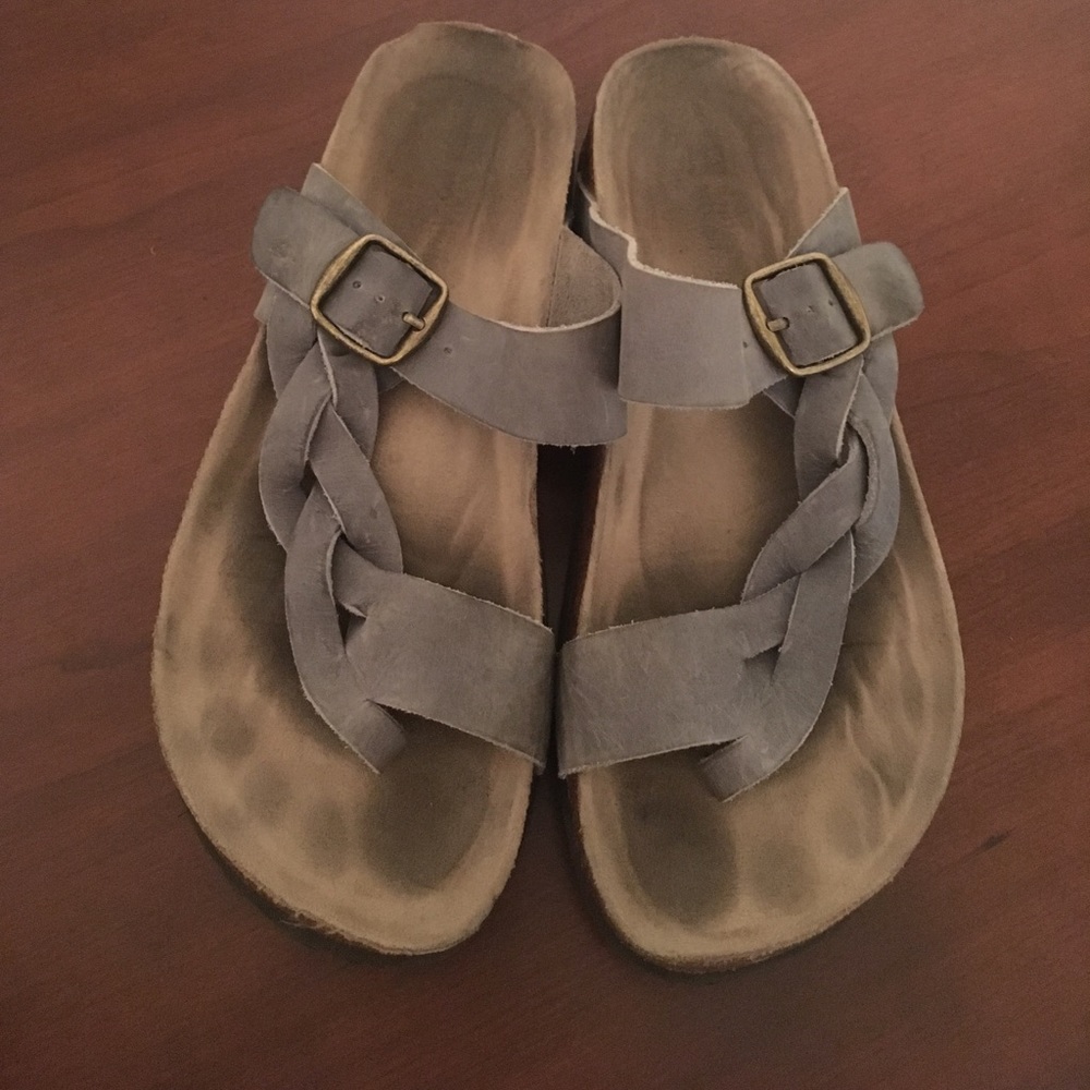 Leather sandals similar to Birkenstocks