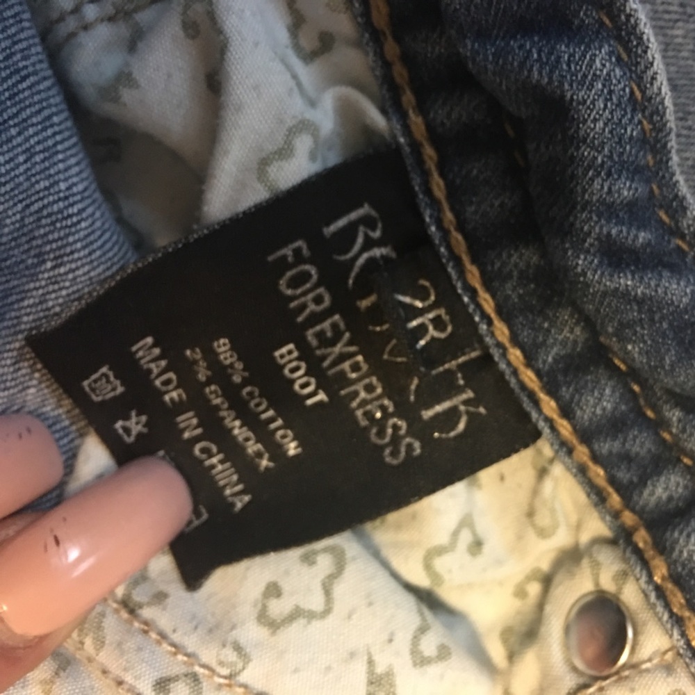4/$50 Rerockforexpressbootjeansdistressed - Picture 6 of 8
