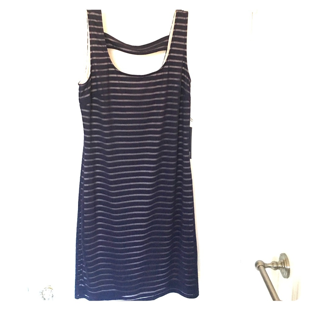 Brand New Jennifer Lopez Navy Blue Dress