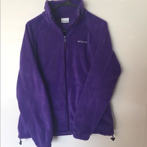 Purple Columbia zip up