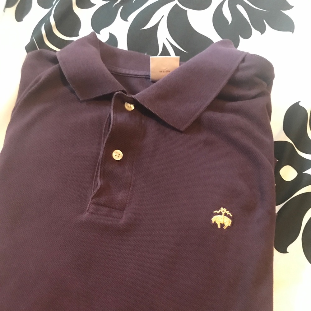 Brooks Brother Plum Polo