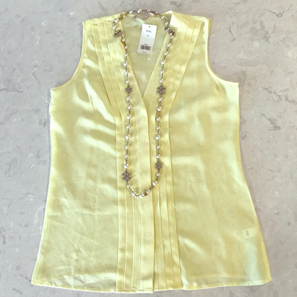 Yellow Banana Republic Top
