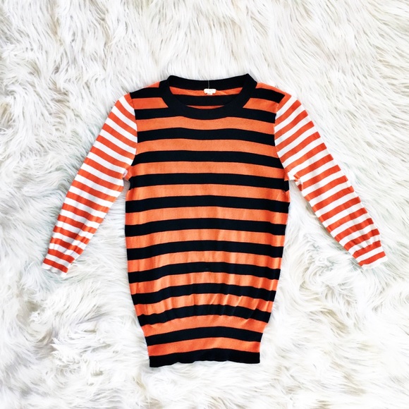J. Crew Factory Sweaters - 🔥Final Sale J. Crew two tone mixed stripe sweater