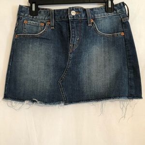 Levi jean mini skirt