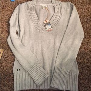 NWT grey Converse sweater.