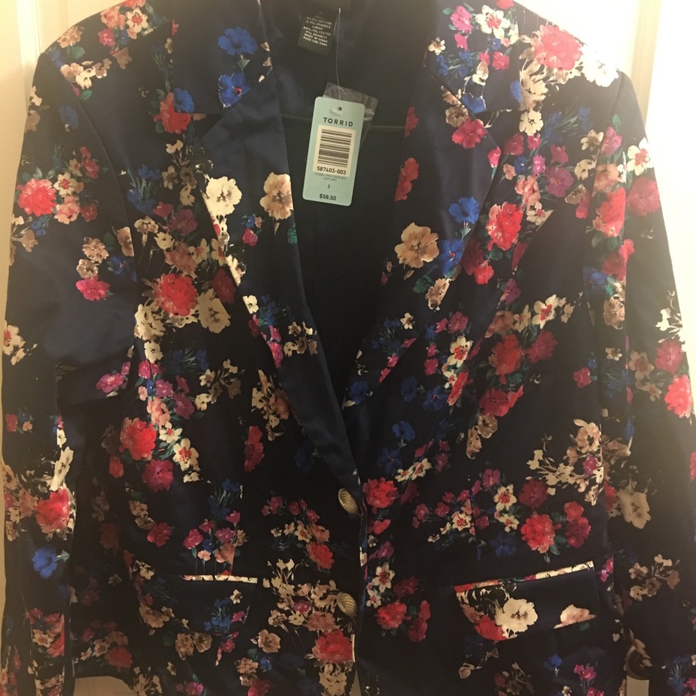 Floral blazer 2X