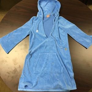 Juicy Couture blue swimsuit coverup