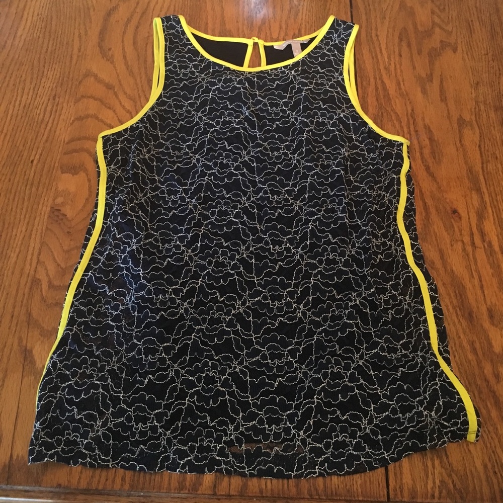 Banana republic lace top blouse