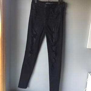 AEO ripped jeans
