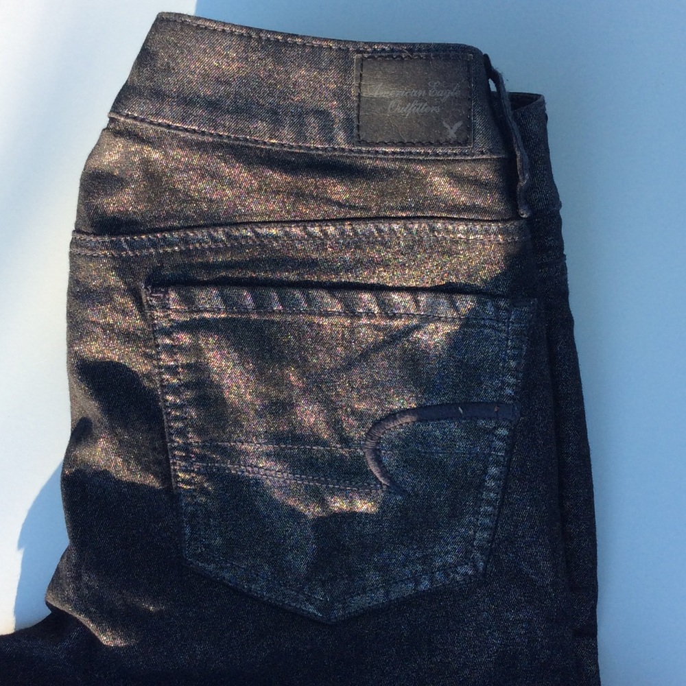 American Eagle Stretch Black Jeans