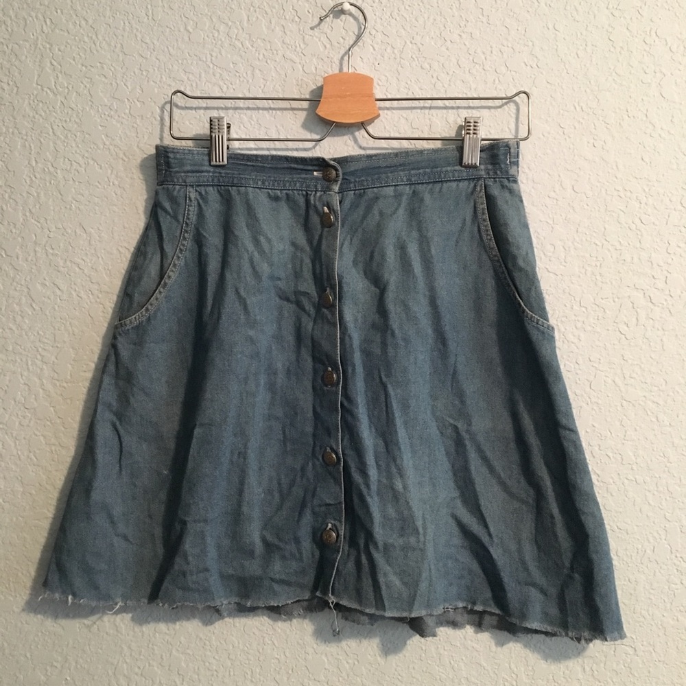 Vintage denim skirt