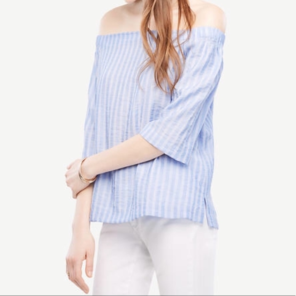 Ann Taylor off shoulder Top