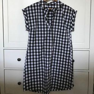 J. Crew Dresses - J. Crew short-sleeve shirtdress in gingham J. Crew Dresses - J. Crew short-sleeve shirtdress in gingham