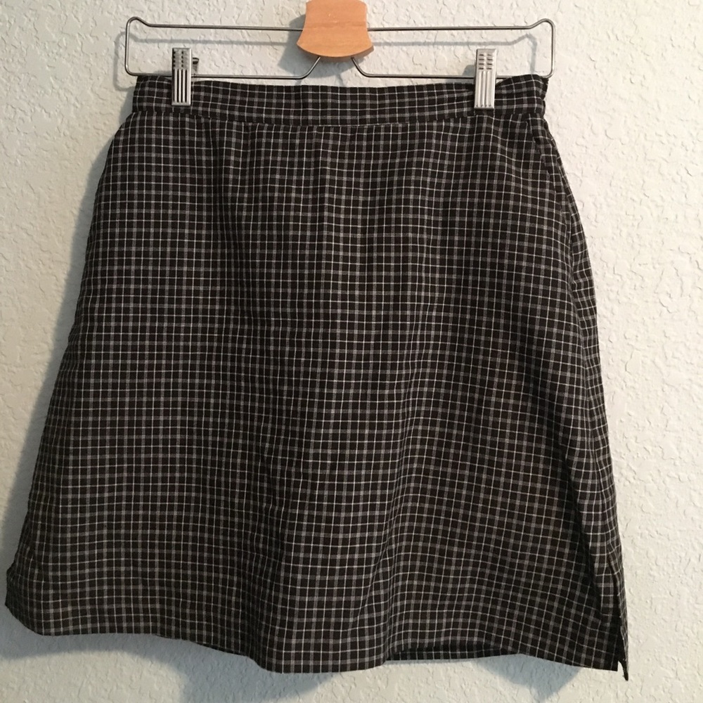 Vintage plaid skort