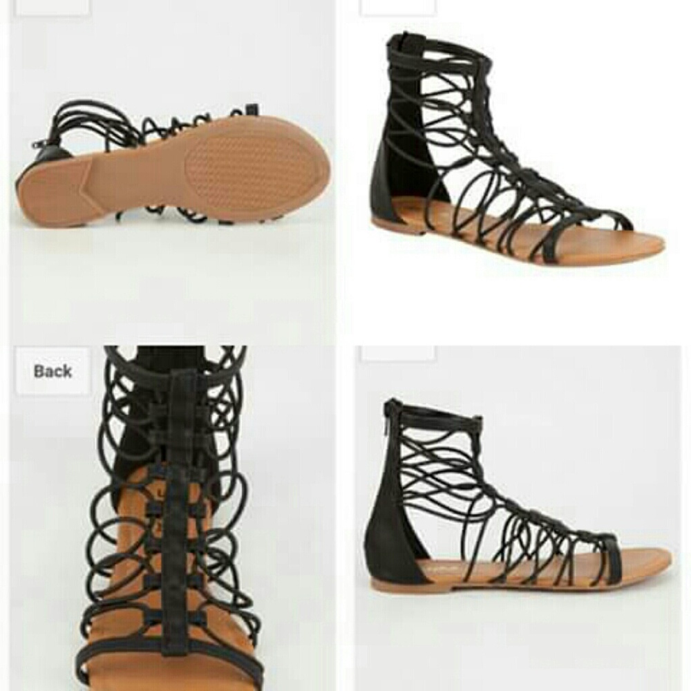 Bungee  Strappy gladiator womens sandal