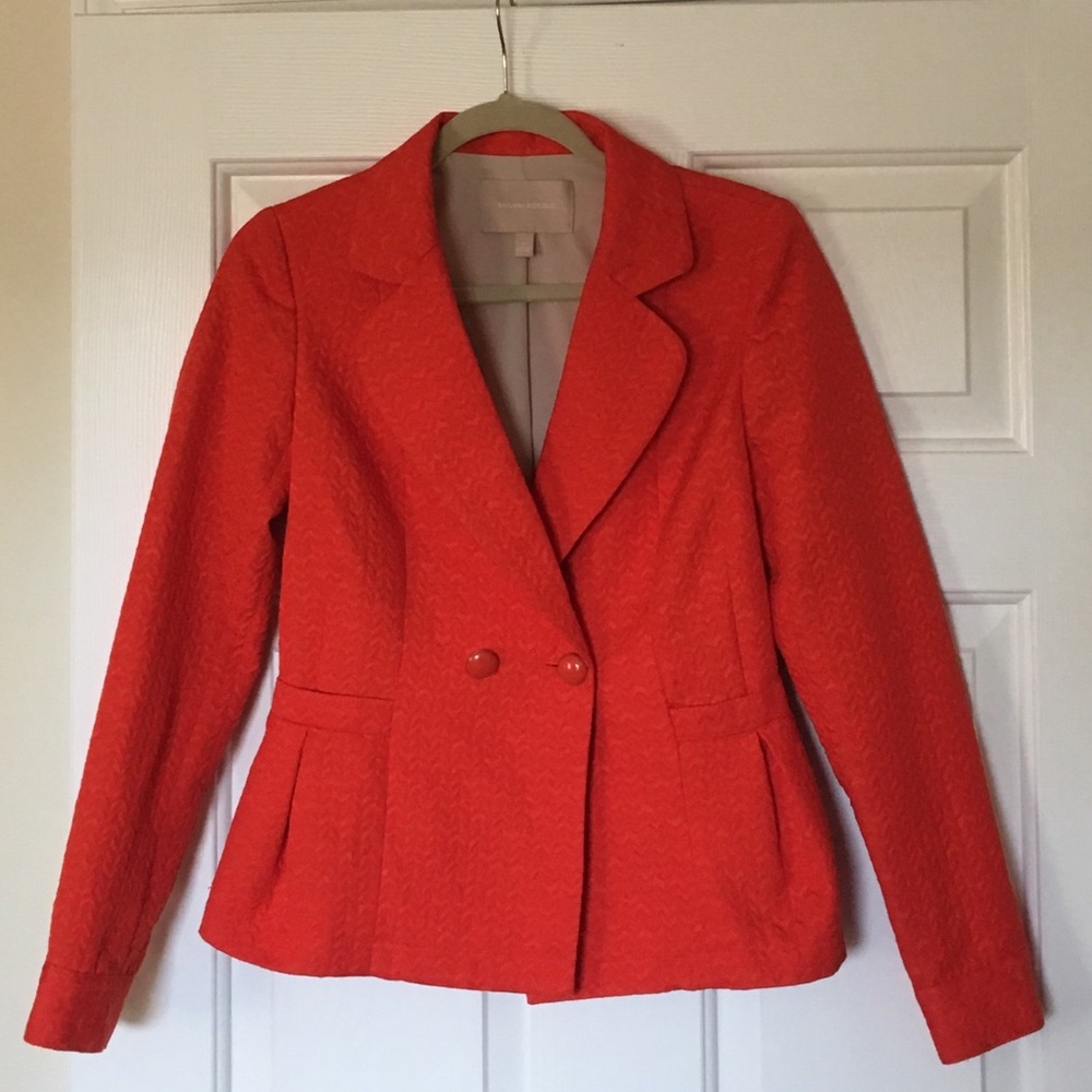 Banana Republic Orange Blazer