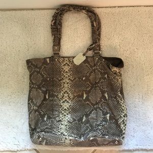 Furla Snakeskin Leather Bag