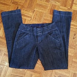 Dressy, denim style jeans.