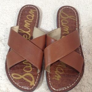 Sam Edelman brown flat sandals Sam Edelman brown flat sandals