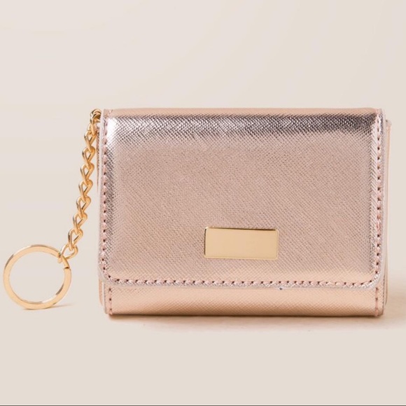 robinson metallic mini wallet