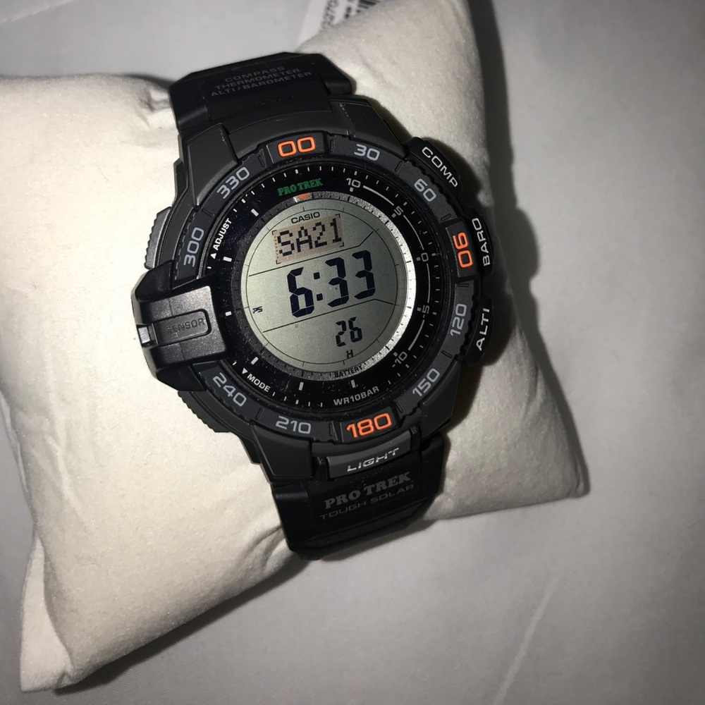 casio pro trek watch