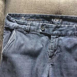 Ann Taylor Denim Trousers. 8P