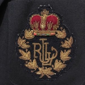 NWOT Lauren Ralph Lauren Navy Wool Blazer Size 14