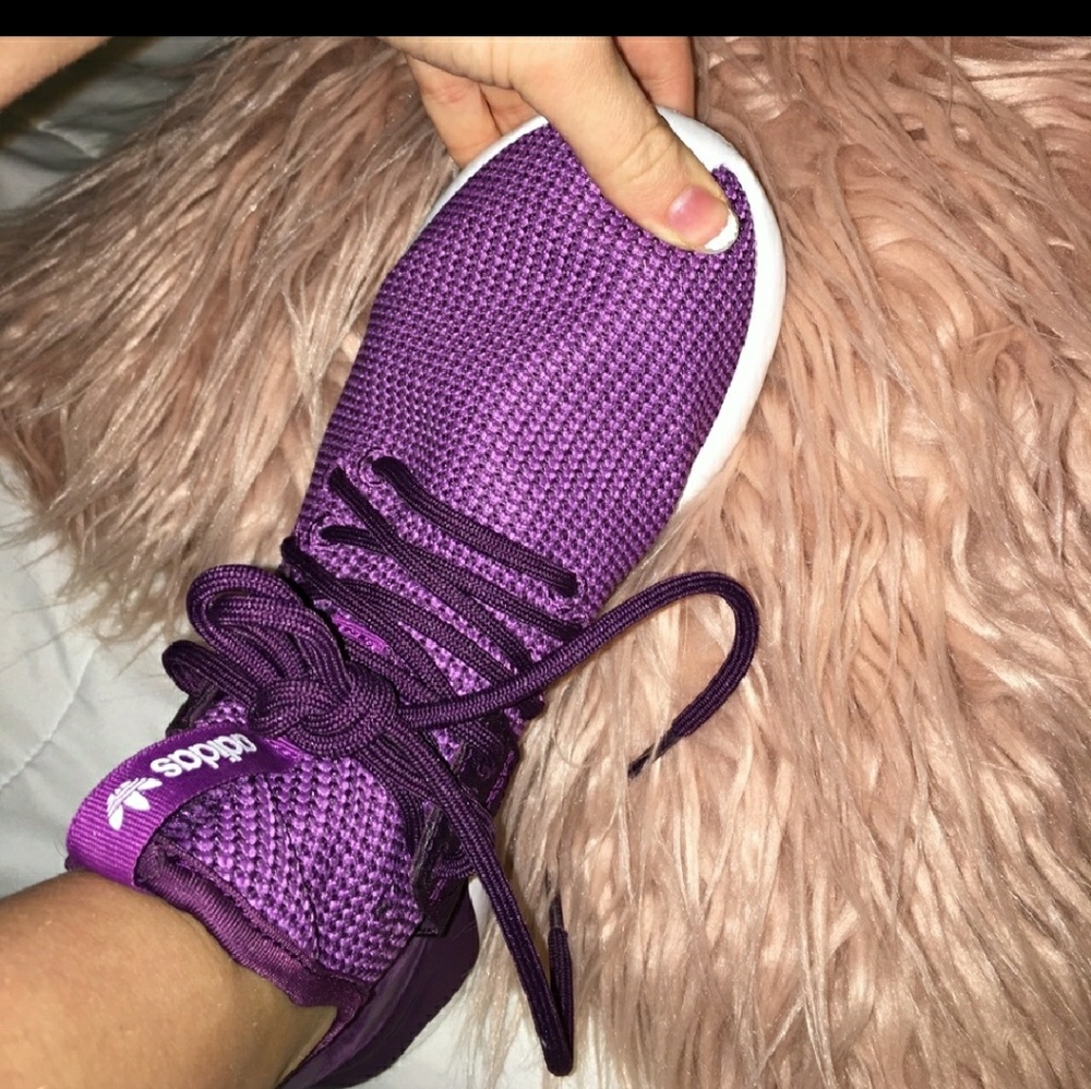 Gorgeous Plum Adidas Tubular Runners