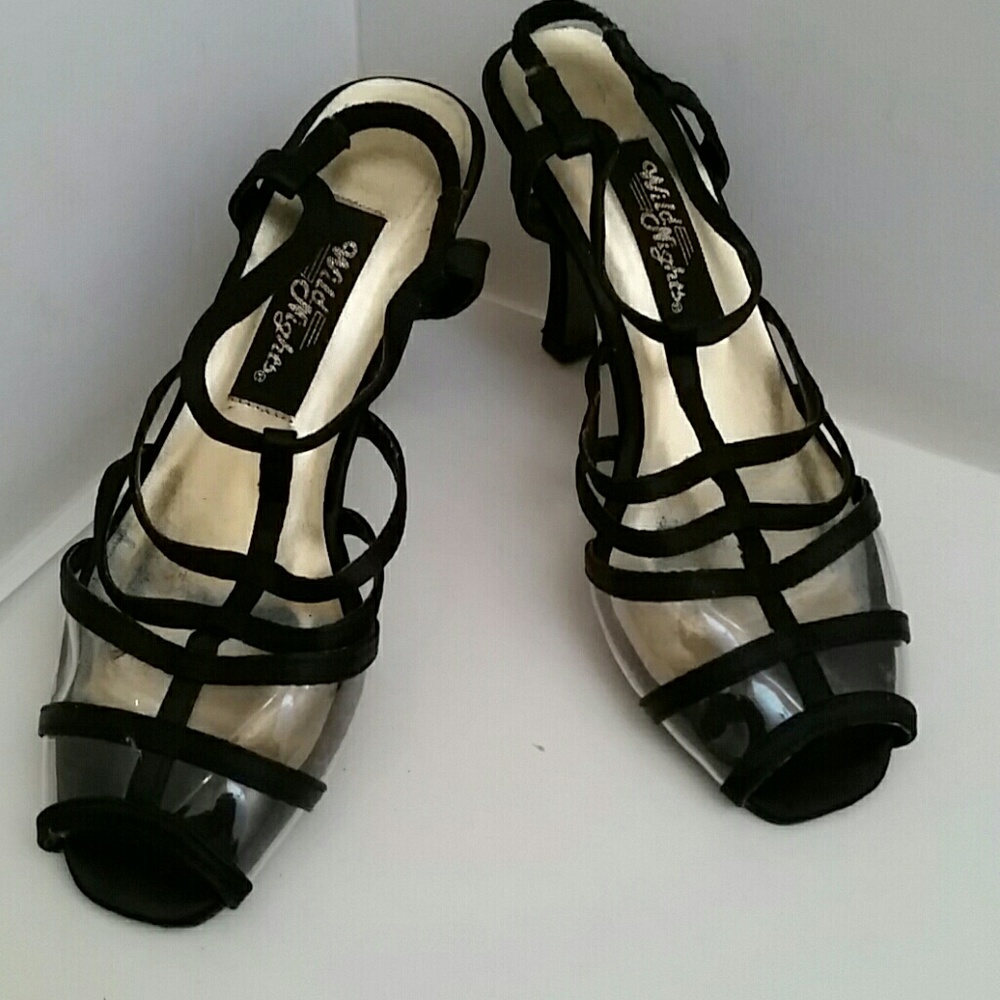 Wild Nights strapped shoes.