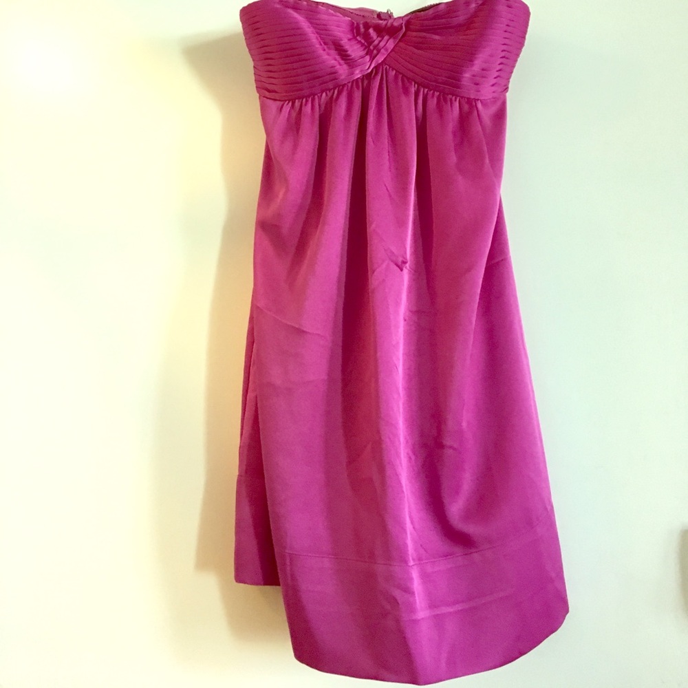BCBGMAXAZRIA strapless semi formal dress
