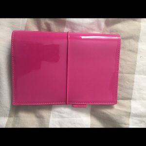 Filofax patent pink domino planner organizer