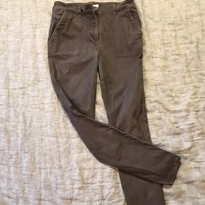 Dark grey Loft utility pants