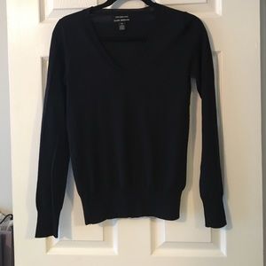 Club Monaco Merino Wool Navy Sweater
