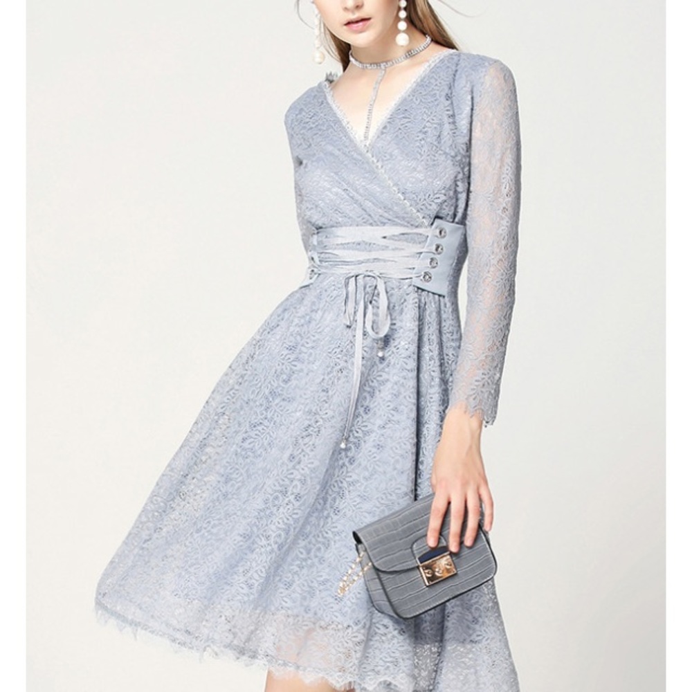 Gray dress