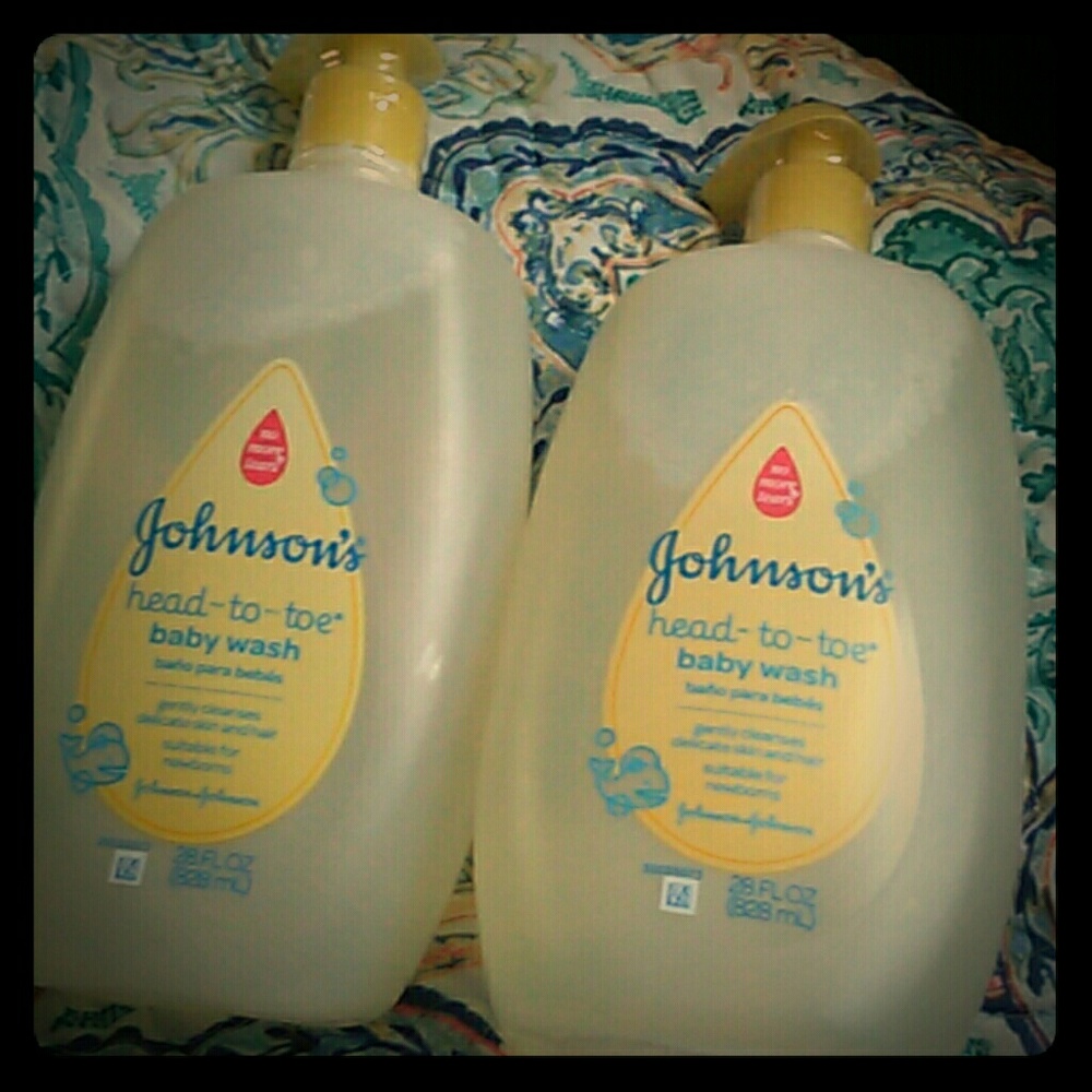 2 big bottles of Johnson s baby wash