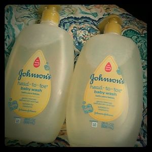 2 big bottles of Johnson s baby wash