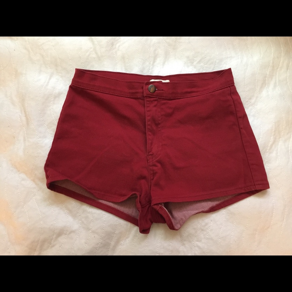 Red shorts