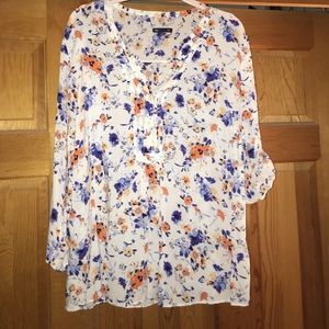 Gap floral blouse