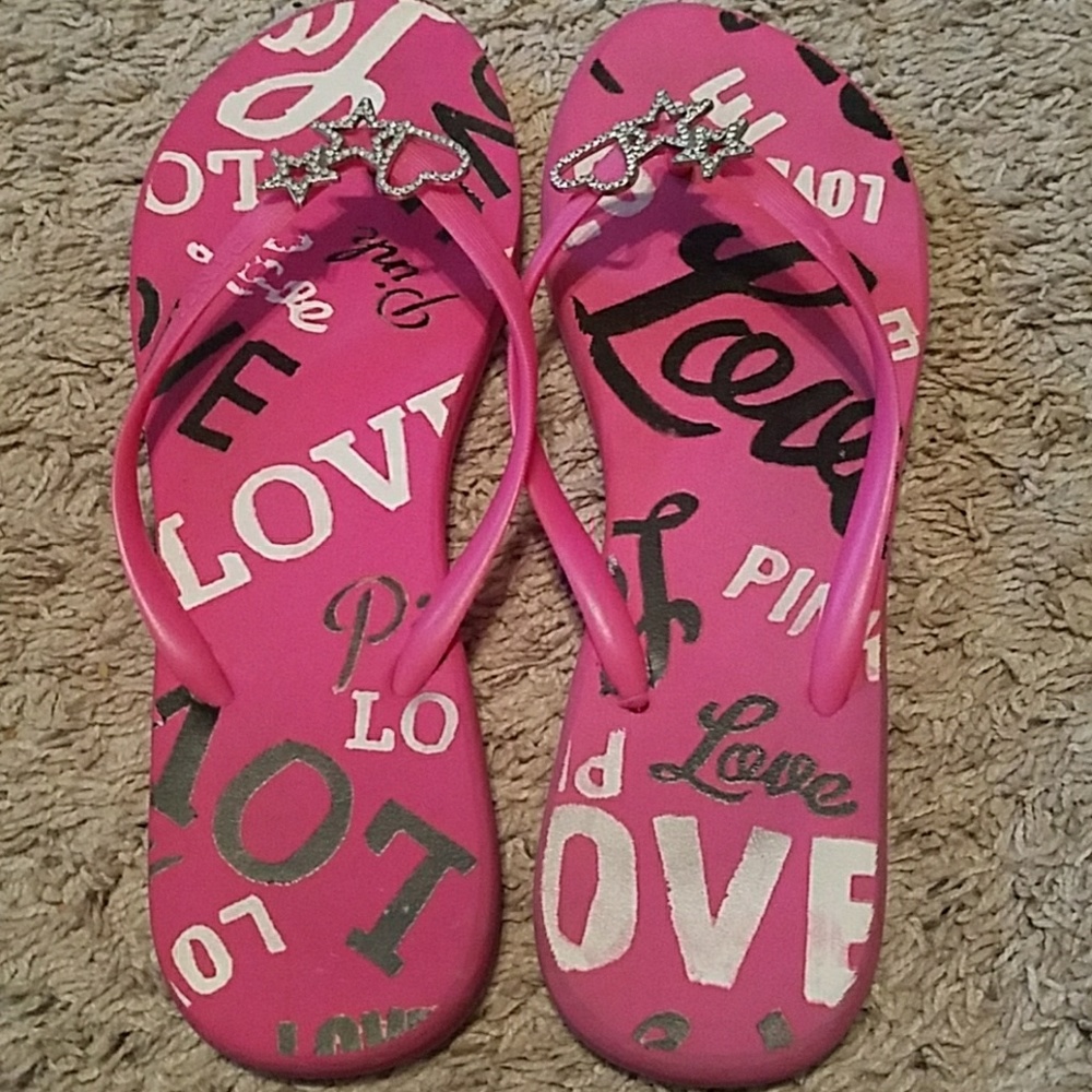 VS Pink flip-flops - Picture 2 of 4