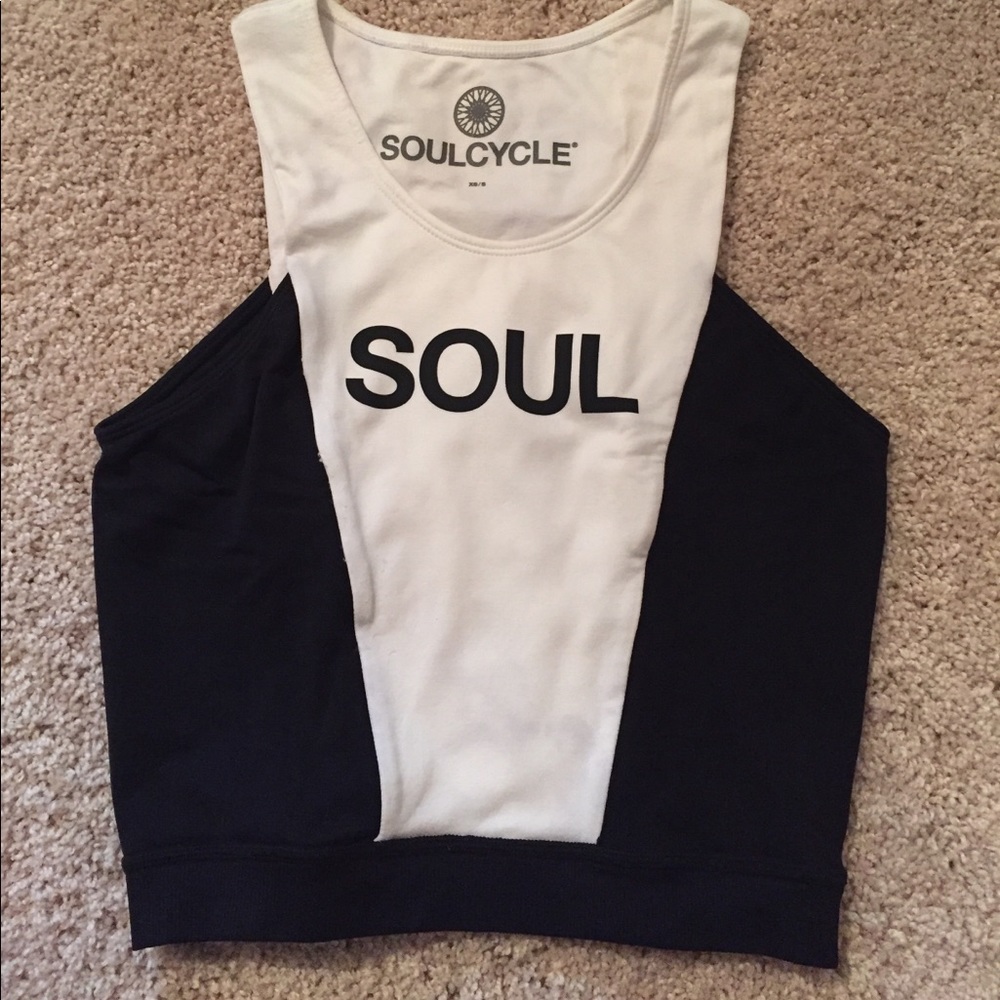 Soul cycle sweat resistant top